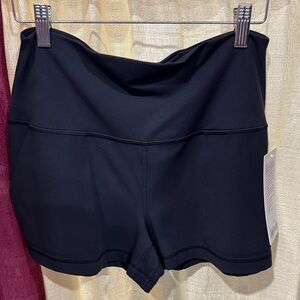 lululemon athletica High Waist Black Shorts